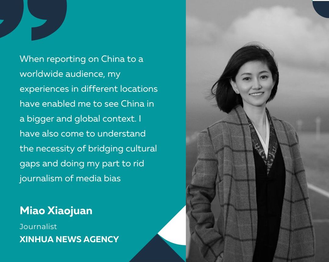 IN CONVERSATION with Miao Xiaojuan , Journalist, Xinhua News Agency, China