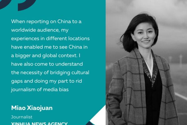 IN CONVERSATION with Miao Xiaojuan , Journalist, Xinhua News Agency, China