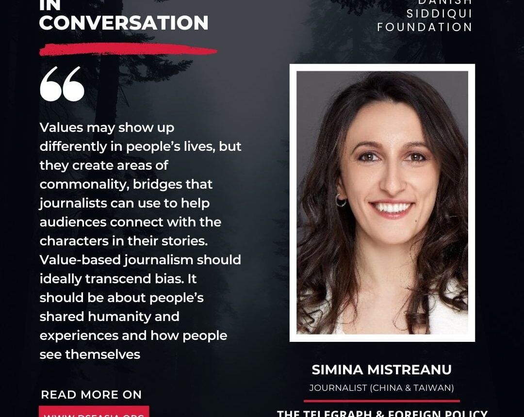 IN CONVERSATION with Simina Mistreanu , Journalist , The Telegraph & Foreign Policy, Taiwan
