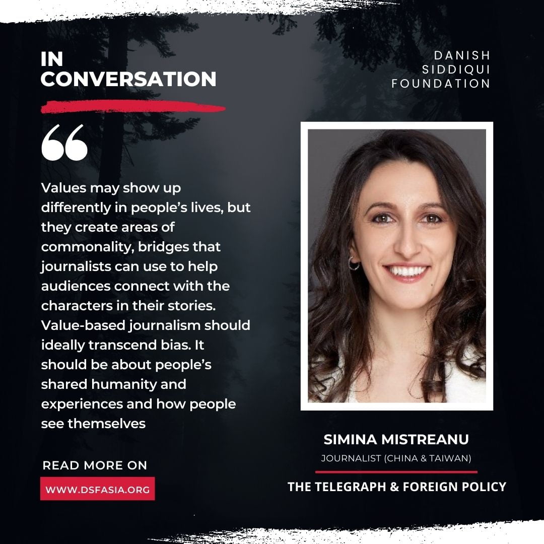Read more about the article IN CONVERSATION with Simina Mistreanu , Journalist , The Telegraph & Foreign Policy, Taiwan