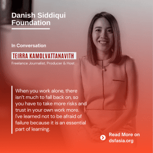 Read more about the article IN CONVERSATION with Teirra Kamolvattanavith , Freelance Journalist, Producer & Host, Thailand