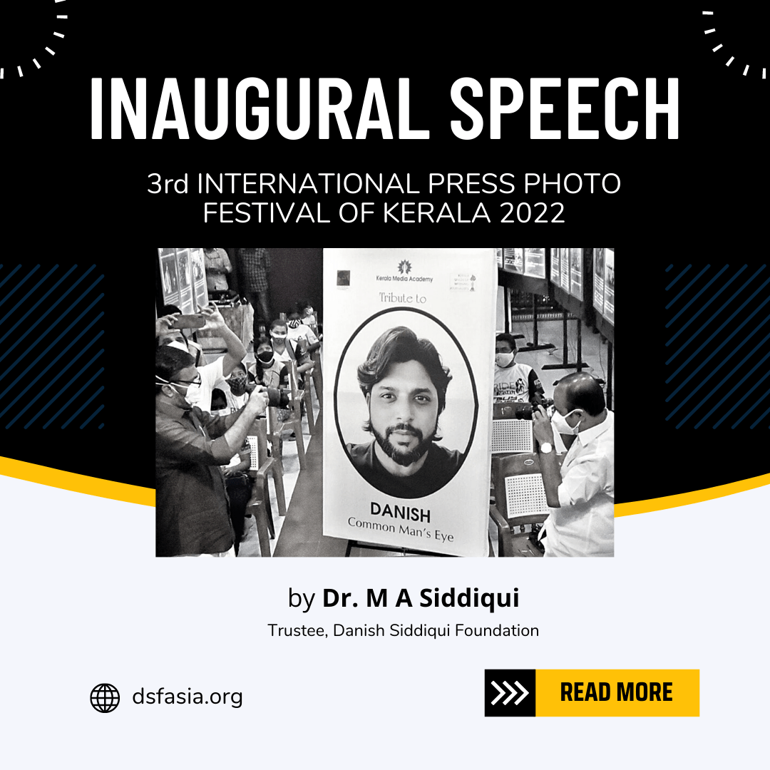Read more about the article Inaugural Speech Third International Press Photo Festival organized by Kerala Media Academy at Thiruvananthapuram