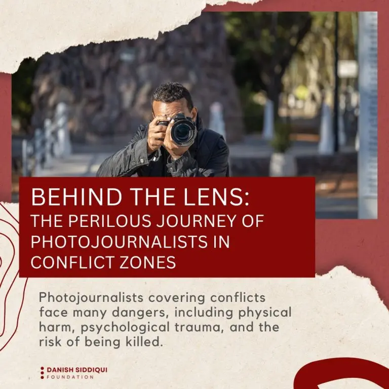 Behind the Lens: The Perilous Journey of Photojournalists in Conflict Zones
