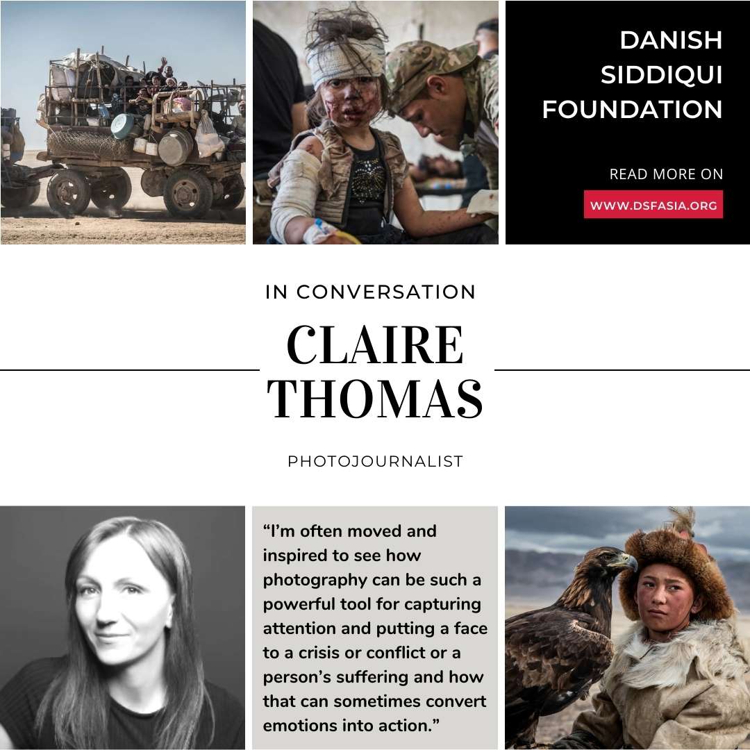 You are currently viewing IN CONVERSATION with Claire Thomas, Photojournalist, UK