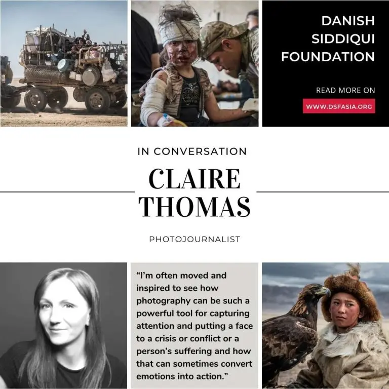 IN CONVERSATION with Claire Thomas, Photojournalist, UK
