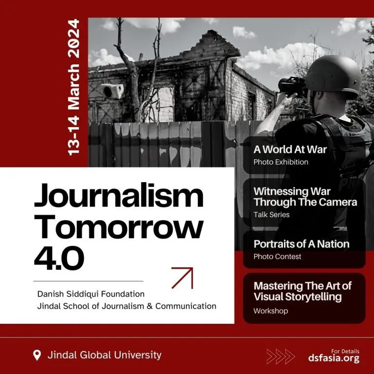 DSF and JSJC Present “Journalism Tomorrow 4.0” – A Two-Day Journalism Event at Jindal Global University