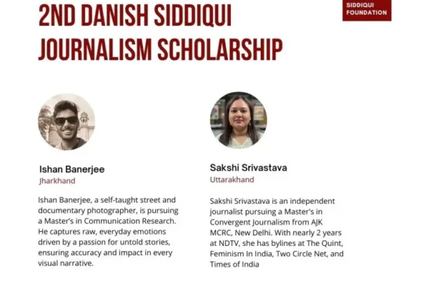 Danish Siddiqui Journalism Scholarship 2024 Recipients Announced