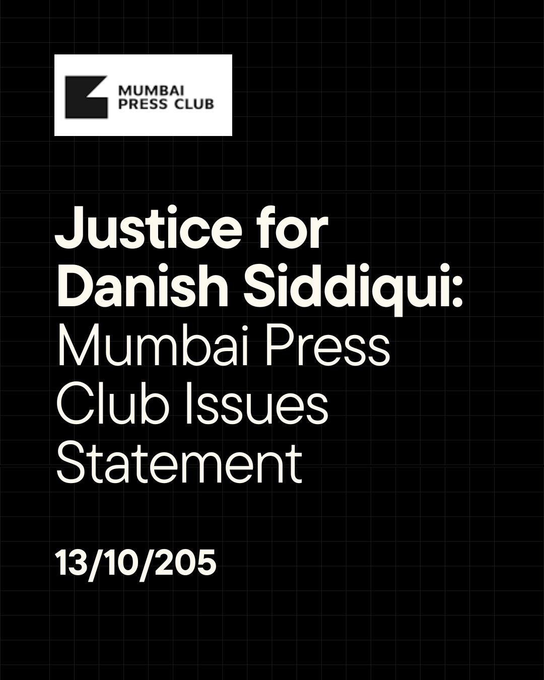 Read more about the article Mumbai Press Club Statement on Afghan Taliban Foreign Minister Muttaki’s Remarks Regarding the Killing of Photojournalist Danish Siddiqui